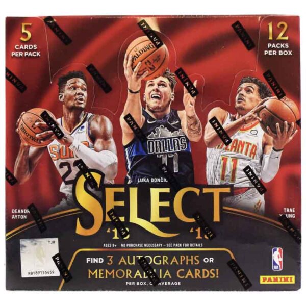 2018_19PaniniSelectBasketballHobbyBoxCover 2018/19 Panini Select Basketball Hobby Box