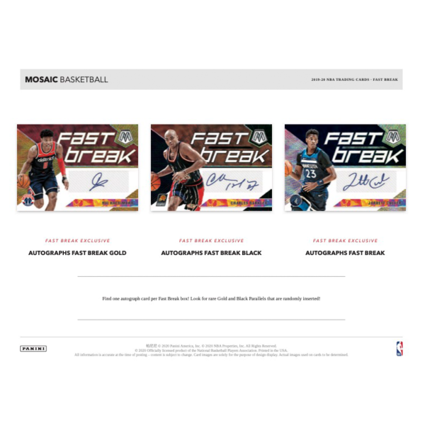 2019_20PaniniMosaicBasketballFastBreakBox_3_423235b5-d074-4764-989b-f40f705a31f4 2019/20 Panini Mosaic Basketball Fast Break Case (20 CT)
