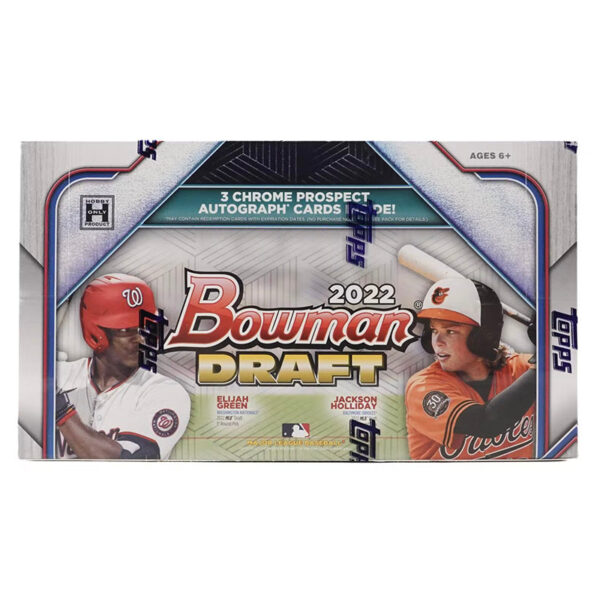 2022-bowman-draft-3-chrome-prospect 2022 Bowman Draft Baseball Jumbo Hobby Box