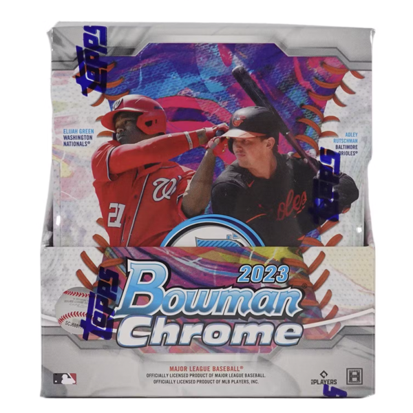 2023BowmanChromeBaseballHobbyBox-1 2023 Bowman Chrome Baseball Hobby Box