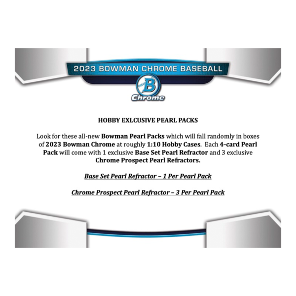 2023BowmanChromeBaseballHobbyBox_6_d52b5861-c1bf-47e4-83b8-b0b7afb08283 2023 Bowman Chrome Baseball Hobby 12 Box Case