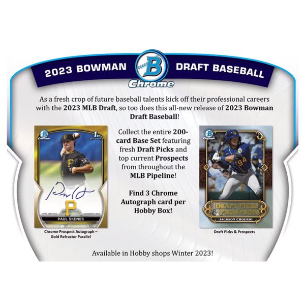 2023BowmanDraftBaseballHTAChoiceHobbyBox_1-1 2023 Bowman Draft Baseball HTA Choice Hobby Box