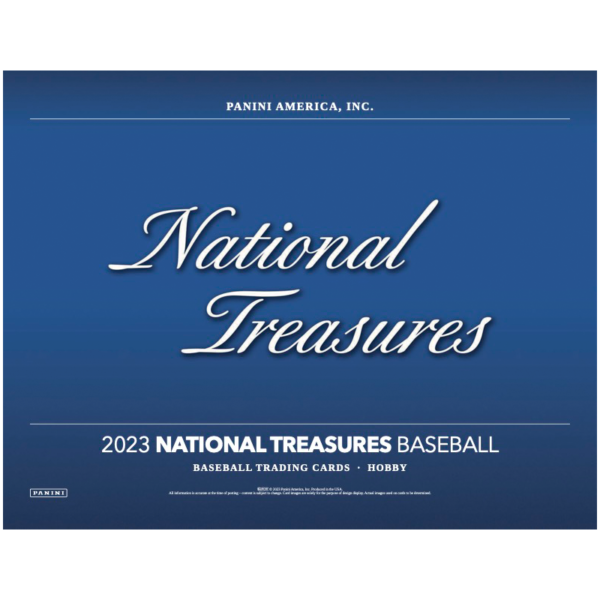 2023PaniniNationalTreasuresBaseballHobbyBox_1 2023 Panini National Treasures Baseball Hobby Box