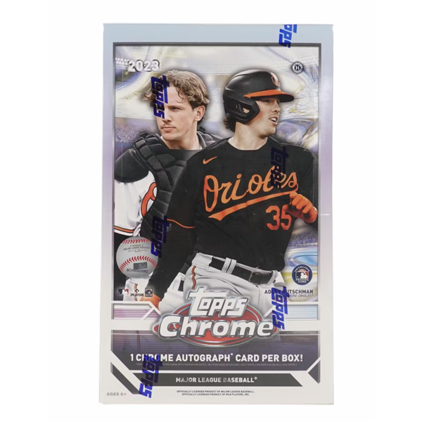 2023ToppsChromeBaseballHobbyBox 2023 Topps Chrome Baseball Hobby 12 Box Case