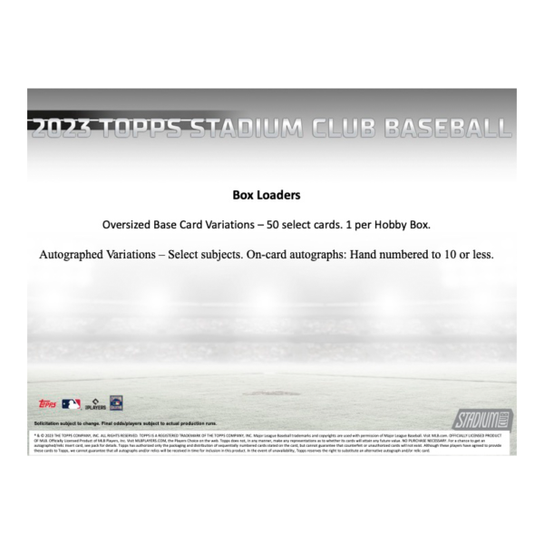 2023ToppsStadiumClubBaseballHobbyBox_6 2023 Topps Stadium Club Baseball Hobby Box