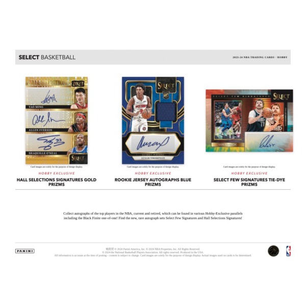 2023_24PaniniSelectBasketballHobbyBox_3 2023/24 Panini Select Basketball Hobby Box