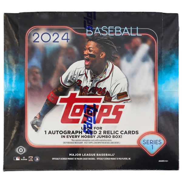 2024TOPPSSERIES1BASEBALLJUMBOBOX 2024 Topps Series 1 Baseball Jumbo 6 Box Case