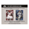 2024ToppsChromeBlackBaseballHobbyBox_1 2024 Topps Chrome Black Baseball Hobby Box