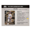 2024ToppsChromeBlackBaseballHobbyBox_2 2024 Topps Chrome Black Baseball Hobby Box