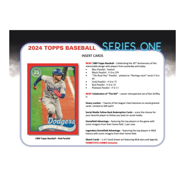 2024ToppsSeries1BaseballHobbyBox_5-1 2024 Topps Series 1 Baseball Hobby Box
