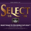 2025/26 Panini Select Road to FIFA World Cup Soccer Hobby 12-Box Case