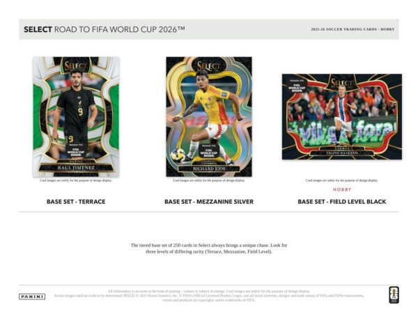2025/26 Panini Select Road to FIFA World Cup Soccer Hobby 12-Box Case