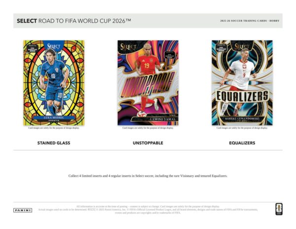 2025/26 Panini Select Road to FIFA World Cup Soccer Hobby 12-Box Case