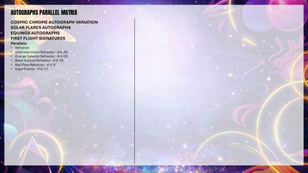 2025 Topps Cosmic Chrome Football Hobby 8-Box Case
