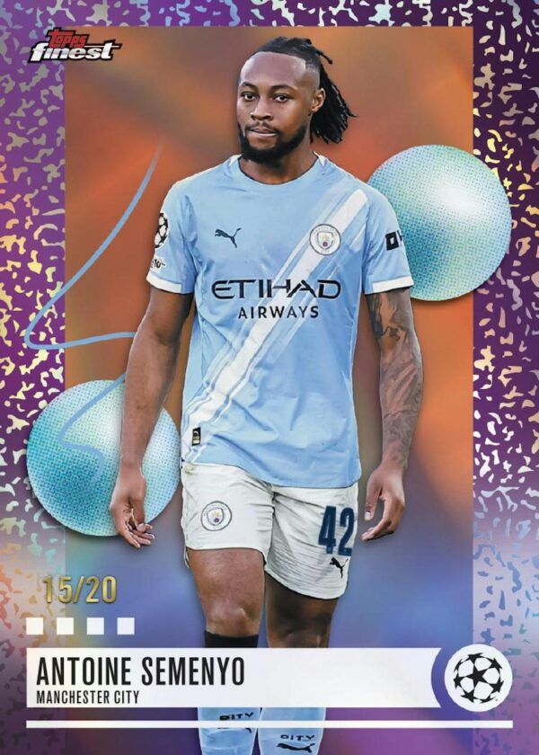 2025/26 Topps UEFA Club Competitions Finest Soccer Hobby 8-Box Case
