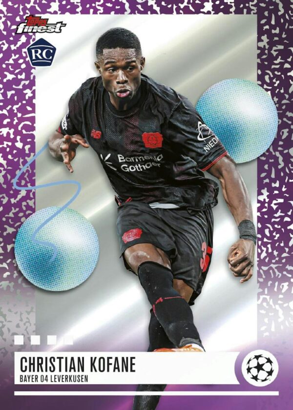 2025/26 Topps UEFA Club Competitions Finest Soccer Hobby 8-Box Case