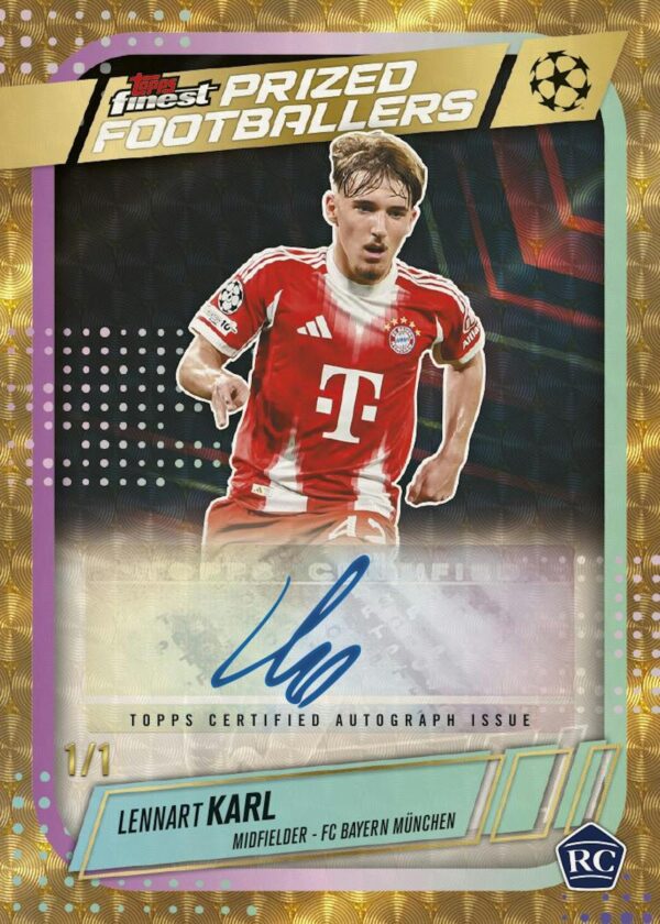 2025/26 Topps UEFA Club Competitions Finest Soccer Hobby 8-Box Case