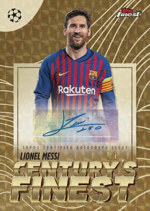 2025/26 Topps UEFA Club Competitions Finest Soccer Hobby 8-Box Case