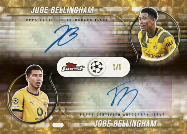 2025/26 Topps UEFA Club Competitions Finest Soccer Hobby 8-Box Case