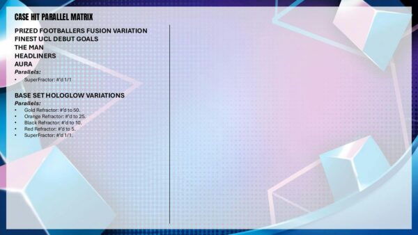 2025/26 Topps UEFA Club Competitions Finest Soccer Hobby 8-Box Case