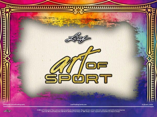 26-leaf-artofsport-ss-1 2026 Leaf Art of Sport Hobby 10-Box Case