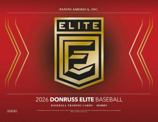 26donrusselitebb_hobby-1 2026 Panini Donruss Elite Baseball Hobby 12-Box Case