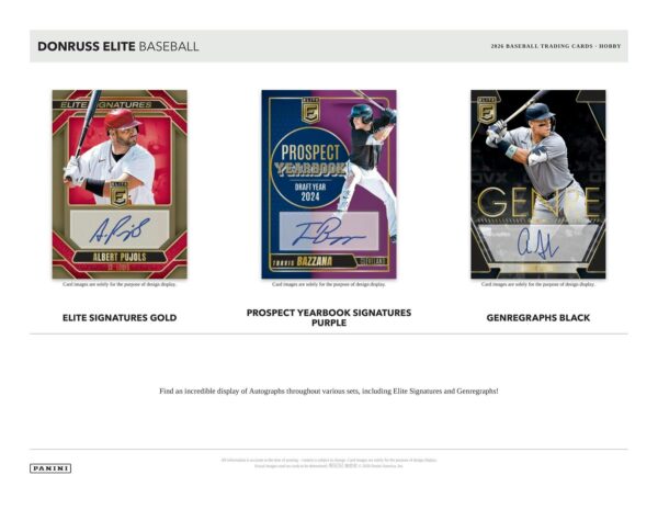 26donrusselitebb_hobby-4 2026 Panini Donruss Elite Baseball Hobby 12-Box Case
