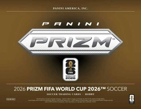 2026 Panini Prizm FIFA World Cup Soccer Hobby 12-Box Case