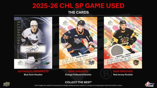 2025/26 Upper Deck CHL SP Game Used Hockey Hobby 20-Box Case