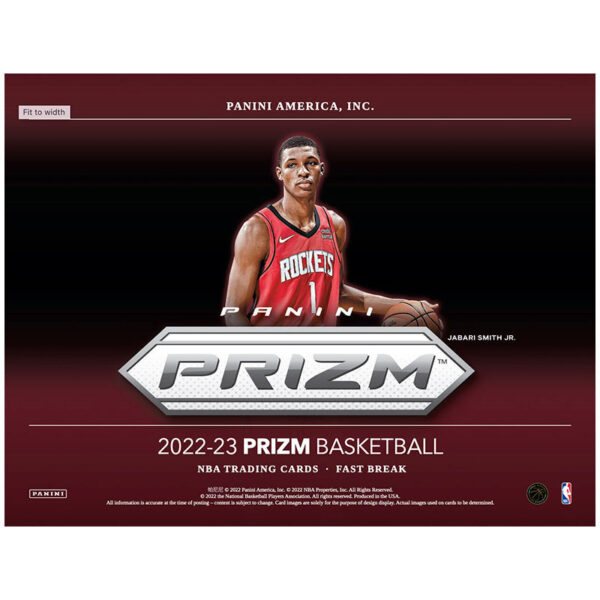 fb1 2022/23 Panini Prizm Basketball Fast Break Box