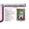 resizing_for_shopify_-_2025-11-06T125042.471_117cd6c1-88c6-4b80-a513-b8255a4bba5a 2025 Topps Pro Debut Baseball Jumbo Hobby Box