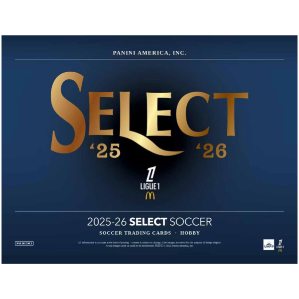 2025/26 Panini Select Ligue 1 Soccer H2 12 Box Case