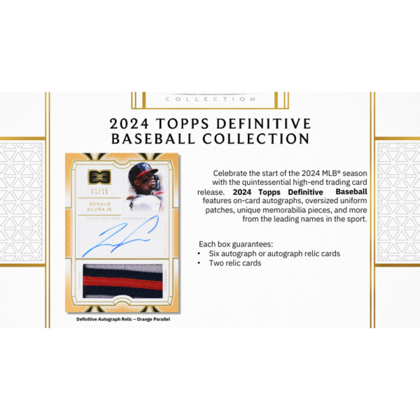 resizingforshopify-2024-12-06T122324.309 2024 Topps Definitive Baseball Hobby Box