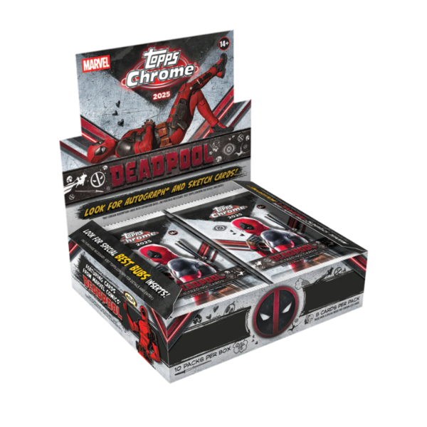 resizingforshopify-2026-03-12T125210.553 2025 Topps Chrome Deadpool Hobby Box