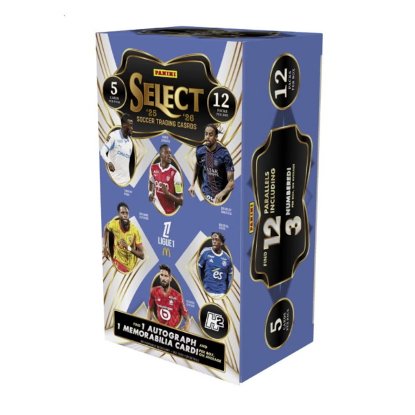resizingforshopify-2026-06-04T114740.812 2025/26 Panini Select Ligue 1 Soccer H2 Box