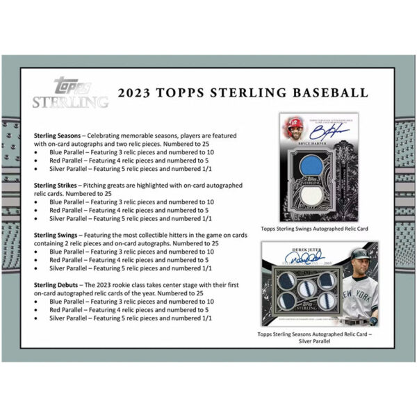 sterling2 2023 Topps Sterling Baseball Hobby Box