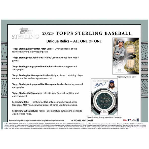 sterling4 2023 Topps Sterling Baseball Hobby Box