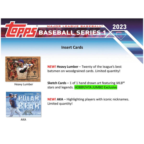 t6 2023 Topps Series 1 Baseball Hobby Box