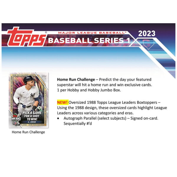 t7 2023 Topps Series 1 Baseball Hobby Box